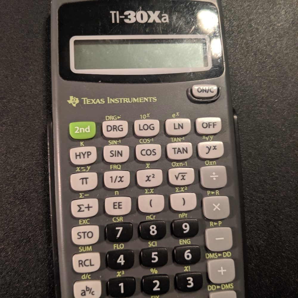 Ti 30xa scientific calculator
